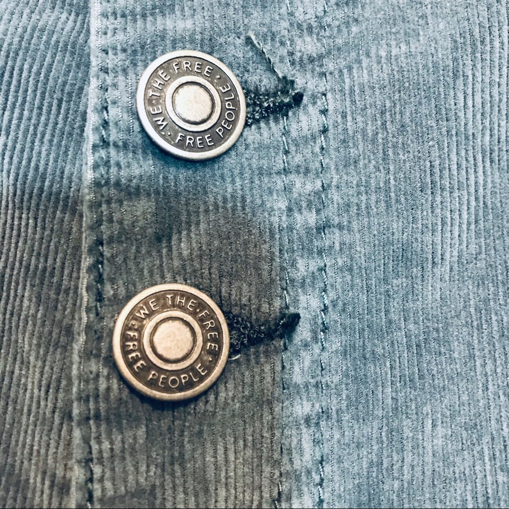 Free People Sun Chaser Cord Skinny Grey - Picture 9 of 15